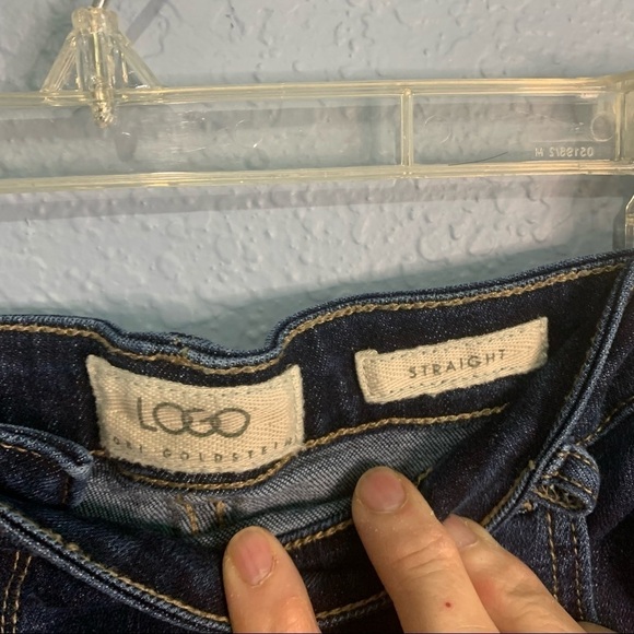 LOGO by Lori Goldstein Straight Leg Jeans - Picture 2 of 8